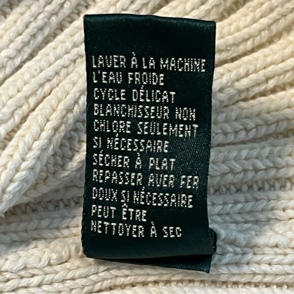 Lauren Ralph Lauren Womens Ribbed Knit Cardigan Sweater Sz 1X Minimalist Preppy - Picture 11 of 11